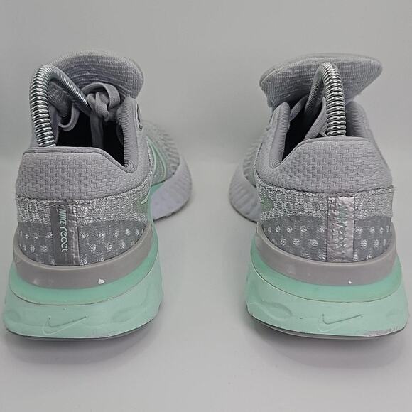 Nike React Infinity Run Flyknit 3 Platinum Mint Foam Womens 8 Running Shoes - Picture 3 of 8